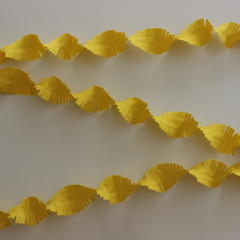 Crepe Garland Flame Retardent Yellow- 24M