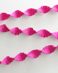 Crepe Garland Flame Retardent Hot Pink- 24M