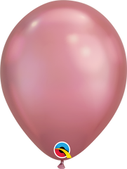 Chrome® Mauve Latex Balloon (Helium/Air Filled) - 11 Inches