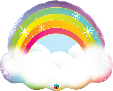 Rainbow Cloud (Helium) - 32 Inches