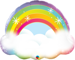 Rainbow Cloud (Helium) - 32 Inches