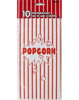 Paper Pop Corn Bags- 10 Pc