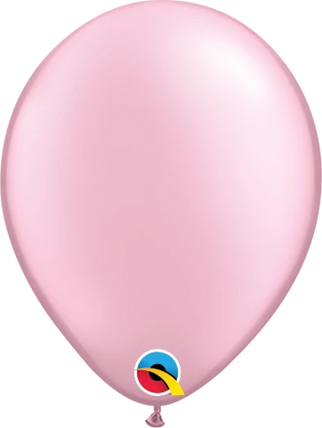 Pearl Pink Latex Balloon (Helium/Air Filled) - 11 Inches