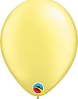 Pearl Lemon Chiffon Latex Balloon (Helium/Air Filled) - 11 Inches