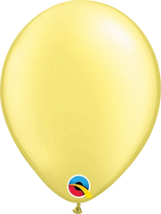 Pearl Lemon Chiffon Latex Balloon (Helium/Air Filled) - 11 Inches