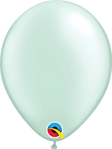 Pearl Mint Green Latex Balloon (Helium/Air Filled) - 11 Inches