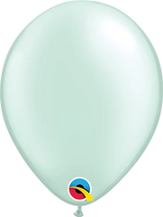 Pearl Mint Green Latex Balloon (Helium/Air Filled) - 11 Inches