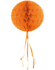 Paper Honeycombs Decorations Orange 30cm- 1Pc