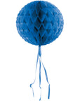 Paper Honeycombs Decorations Royal Blue 30cm- 1Pc