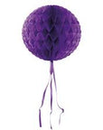 Paper Honeycombs Decorations Purple 30cm- 1Pc