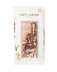 Premium Party Curtain Foil Flame Retardant Rose Gold 8ft*3ft - 1 Pc