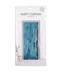 Premium Party Curtain Foil Flame Retardant Turquoise 8ft*3ft - 1 Pc