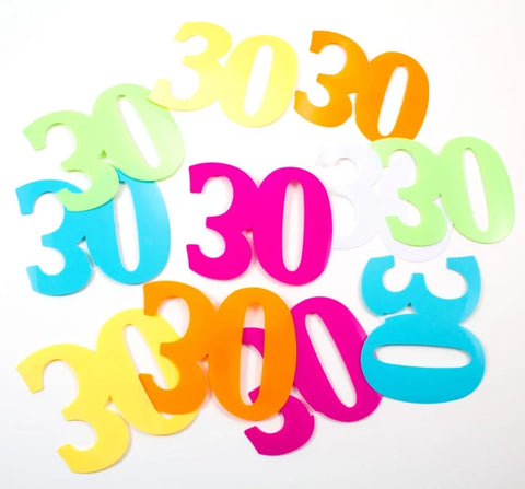 30th Neon Birthday Confetti- 14 gm