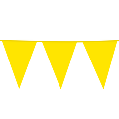 Premium Plastic Giant Bunting Yellow 90ft - 1 Pc