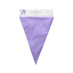 Premium Plastic Giant Bunting Lilac 90ft - 1 Pc