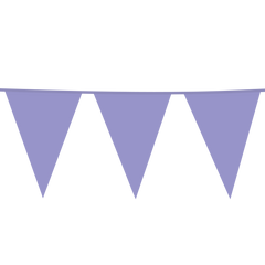 Premium Plastic Giant Bunting Lilac 90ft - 1 Pc