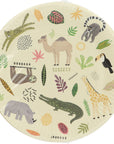 Paper Plates 9 Inches Zoo Party- 8 Pc