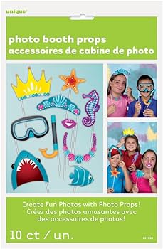 Under The Sea Photo Booth Props-10Pc