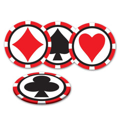 Casino Drink Coasters-8Pc