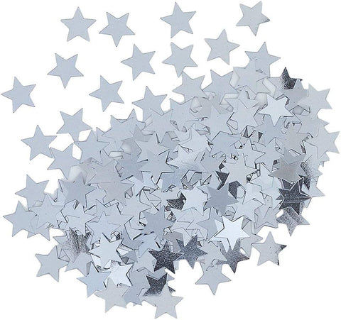 Table Confetti Silver Stars – 14 Gm