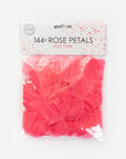 Fabric Rose Petals Hot Pink-144pc