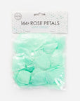 Fabric Rose Petals Mint Green-144pc