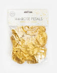 Fabric Rose Petals Metallic Gold-144pc