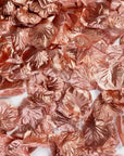 Fabric Rose Petals Metallic Rose Gold-144pc