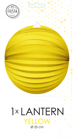 Paper Lantern Round Yellow- 10 Inch