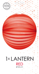 Paper Lantern Round Red- 10 Inch