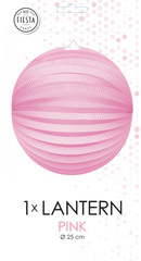 Paper Lantern Round Light Pink- 10 Inch