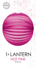 Paper Lantern Round Hot Pink- 10 Inch