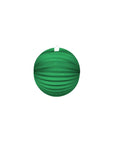 Paper Lantern Round Dark Green- 10 Inch