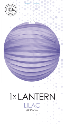 Paper Lantern Round Lilac- 10 Inch