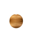 Paper Lantern Round Gold Metallic- 10 Inch