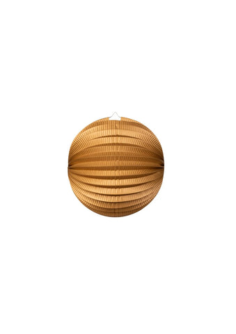 Paper Lantern Round Gold Metallic- 10 Inch