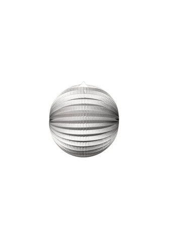 Paper Lantern Round Silver Metallic- 10 Inch