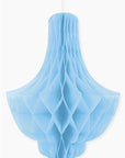 Paper Honeycomb Chandelier Light Blue 14In- 1Pc