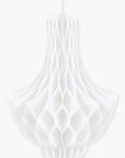 Paper Honeycomb Chandelier White 14In- 1Pc