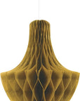 Paper Honeycomb Chandelier Gold 14In- 1Pc