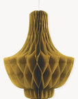 Paper Honeycomb Chandelier Gold 14In- 1Pc