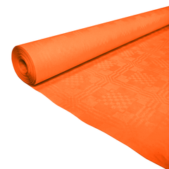 Premium Paper Table cover Orange 4ft * 26ft- 1 Roll