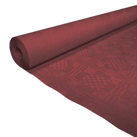 Premium Paper Table cover bordeaux 4ft * 26ft- 1 Roll