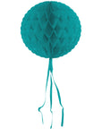 Paper Honeycombs Decorations Turquoise 20cm- 1Pc