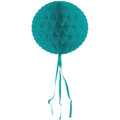 Paper Honeycombs Decorations Turquoise 20cm- 1Pc