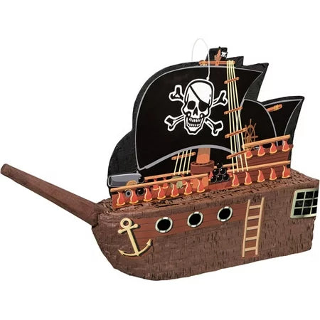 Pinata Pirates Ship 22L* 5In * 17 In- 1Pc