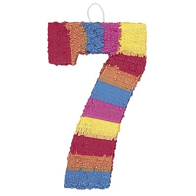 Pinata Number 7 3"L * 14"B * 22"H- 1Pc