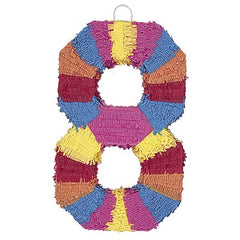 Pinata Number 8 3"L * 14"B * 22"H- 1Pc