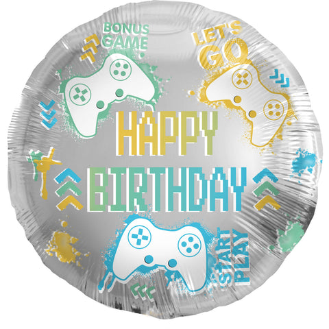 Round  Birthday Game (Helium) - 18 Inches