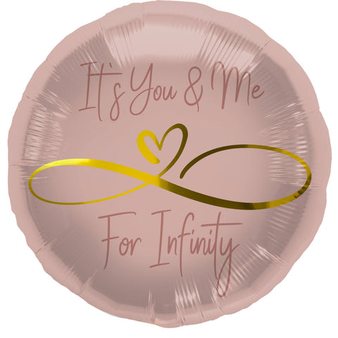 Round  Infinity Love (Helium) - 18 Inches